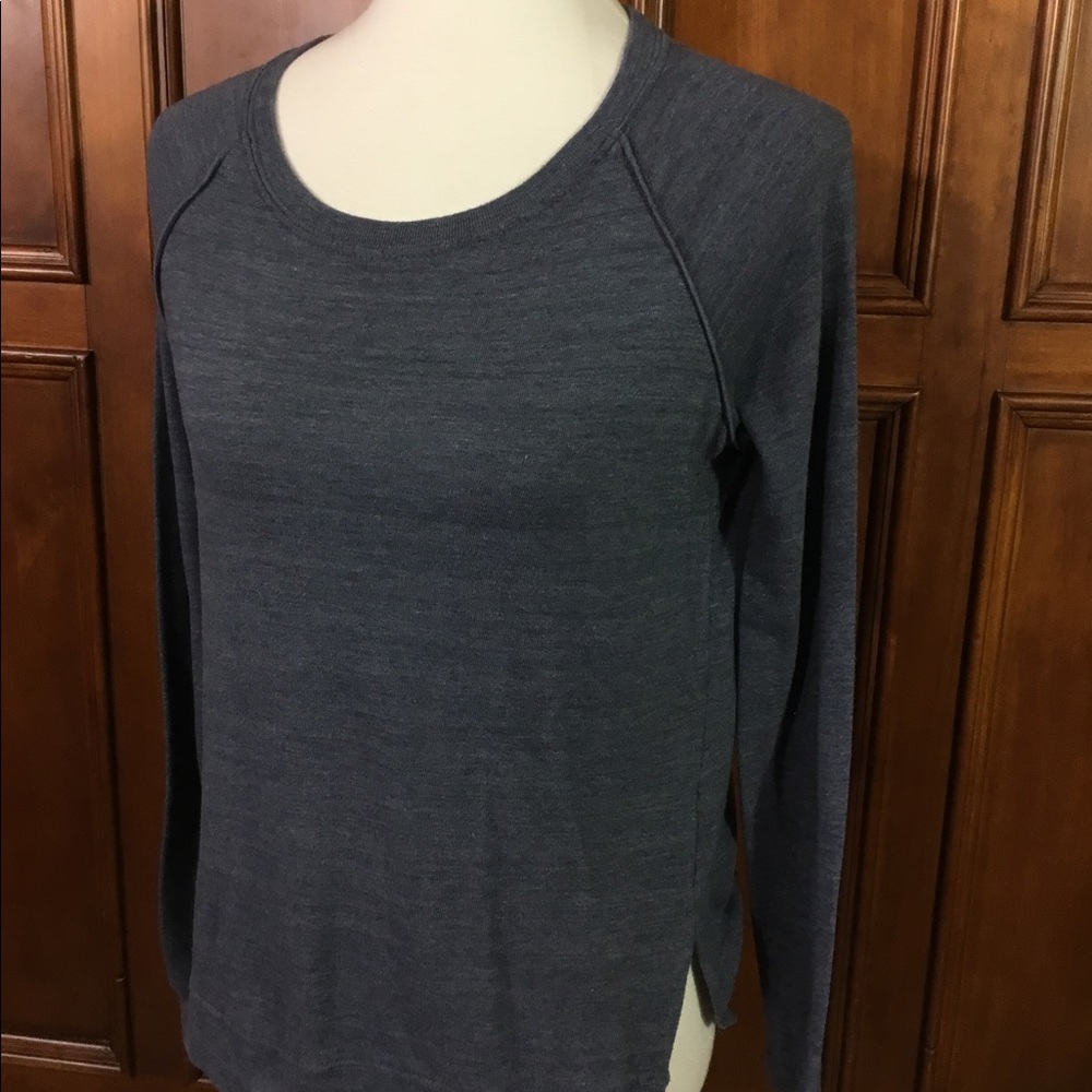 Alternative Earth Womens Sweatshirt Blue Size Smal